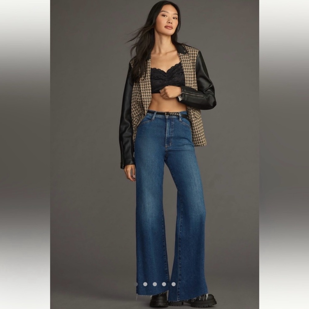 Favorite Daughter THE MISCHA SUPER HIGH RISE WIDE LEG ANKLE